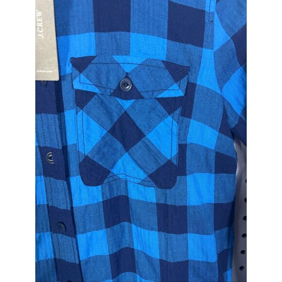 J.Crew Plaid button down shirt size 0 - Picture 3 of 7